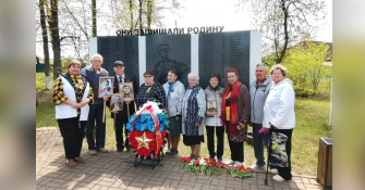 В Велетьме открыли памятный стенд землякам — участникам Великой Отечественной войны